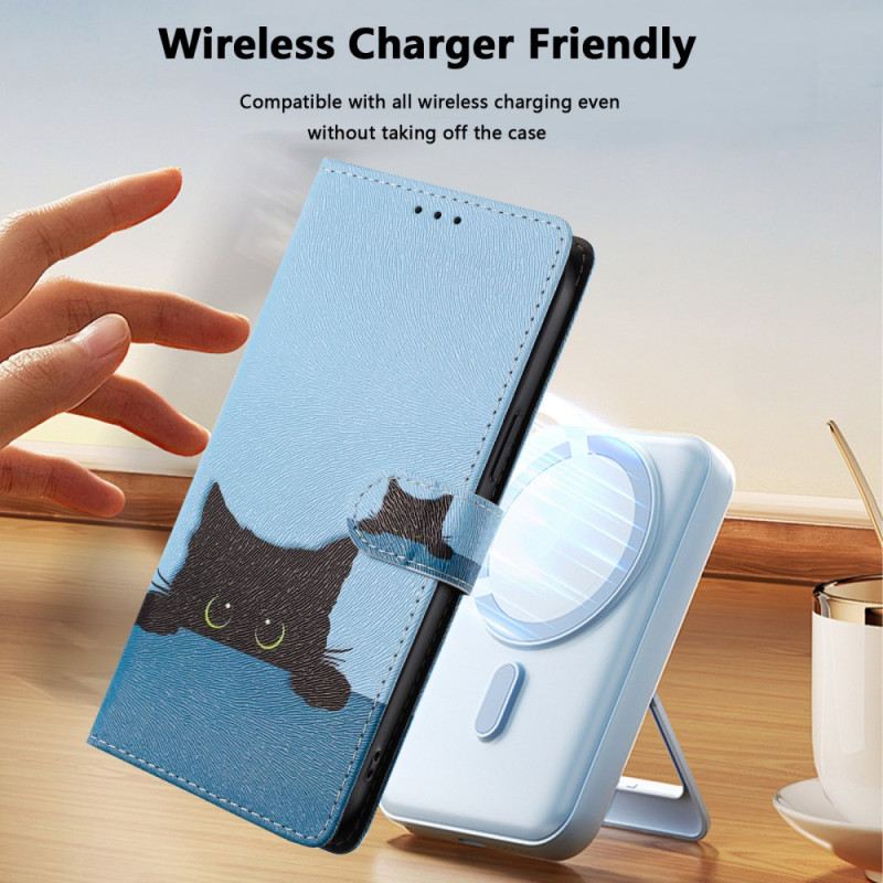 Kinyitható Tokok Xiaomi 15t Pro Fekete Macska