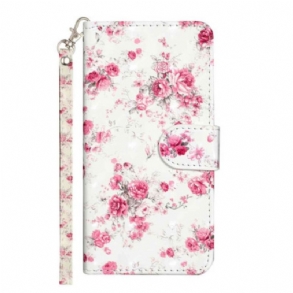 Kinyitható Tokok Xiaomi 15t Pro Nyakpántos Rózsák