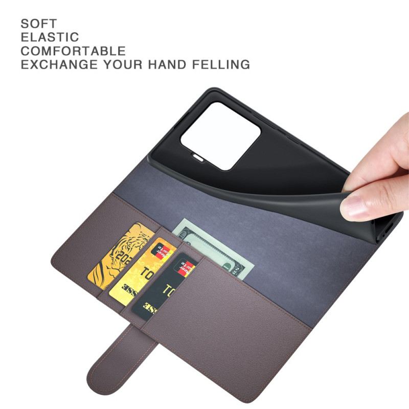 Kinyitható Tokok Xiaomi 15t Pro Valódi Bőr