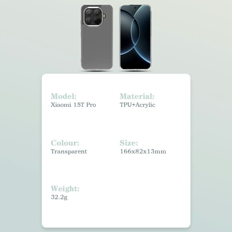 Tok Xiaomi 15t Pro Átlátszó Tartalomjegyzék Sorozat