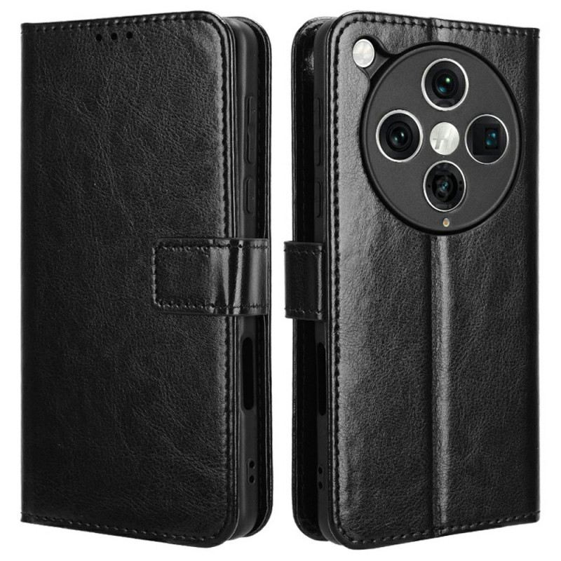 Bőrtok Oppo Find X8 Pro Feltűnő Műbőr