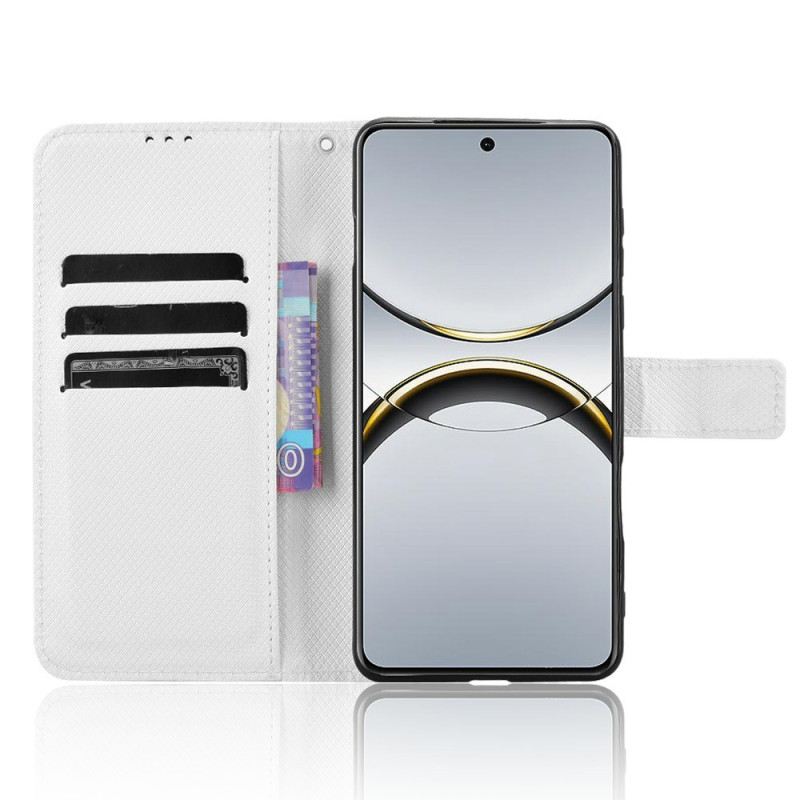 Bőrtok Oppo Find X8 Pro Gyémánt Textúra