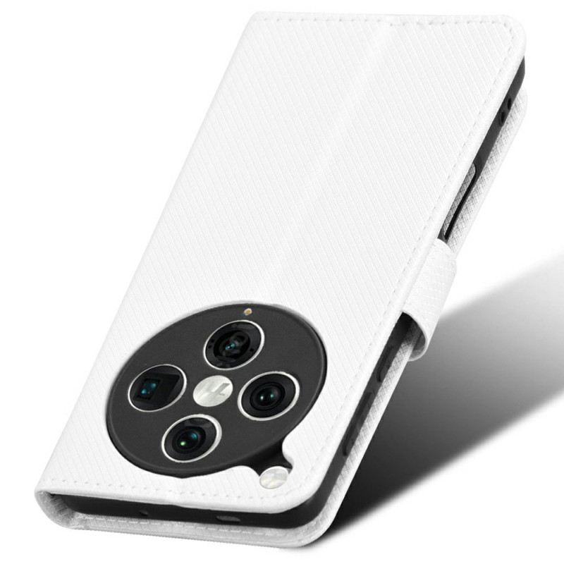 Bőrtok Oppo Find X8 Pro Gyémánt Textúra