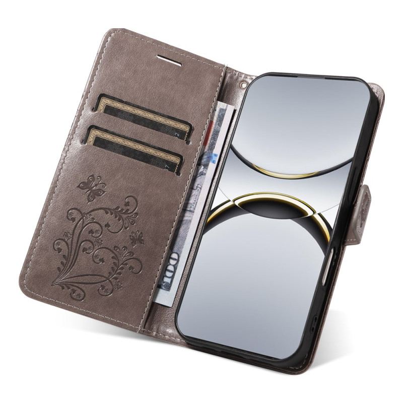 Bőrtok Oppo Find X8 Pro Óriás Pillangók