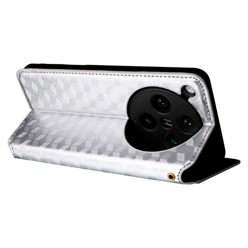 Fliptok Oppo Find X8 Pro Gyémántminta 3d