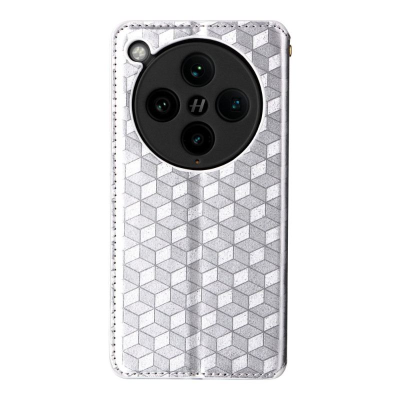 Fliptok Oppo Find X8 Pro Gyémántminta 3d