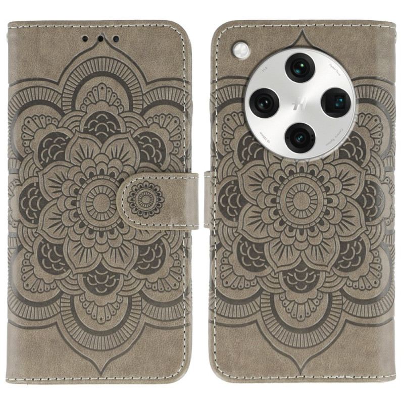 Kinyitható Bőrtok Oppo Find X8 Pro Mandala Minta