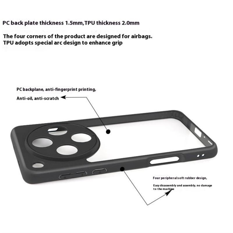 Tok Oppo Find X8 Pro Átlátszó Szilikon Szélekkel