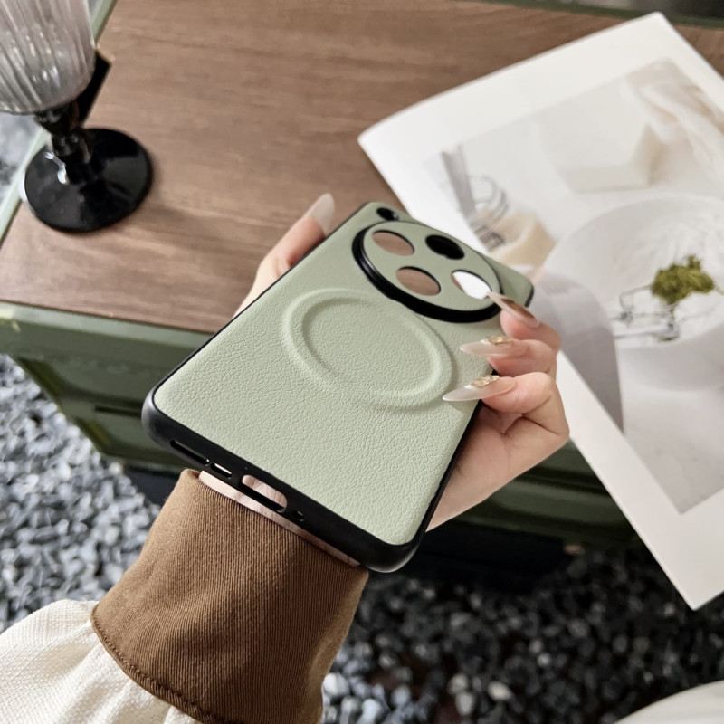 Tok Oppo Find X8 Pro Magsafe Kompatibilis Bőrhatású Bevonat