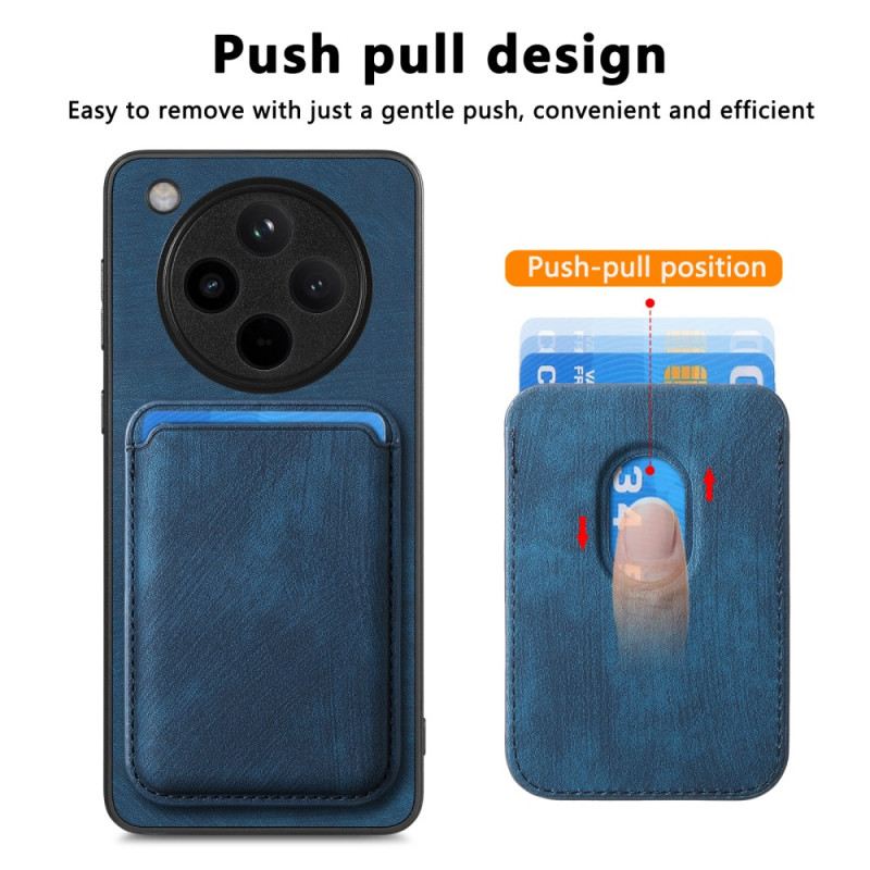 Tok Oppo Find X8 Pro Retro Levehető Kártyatartóval