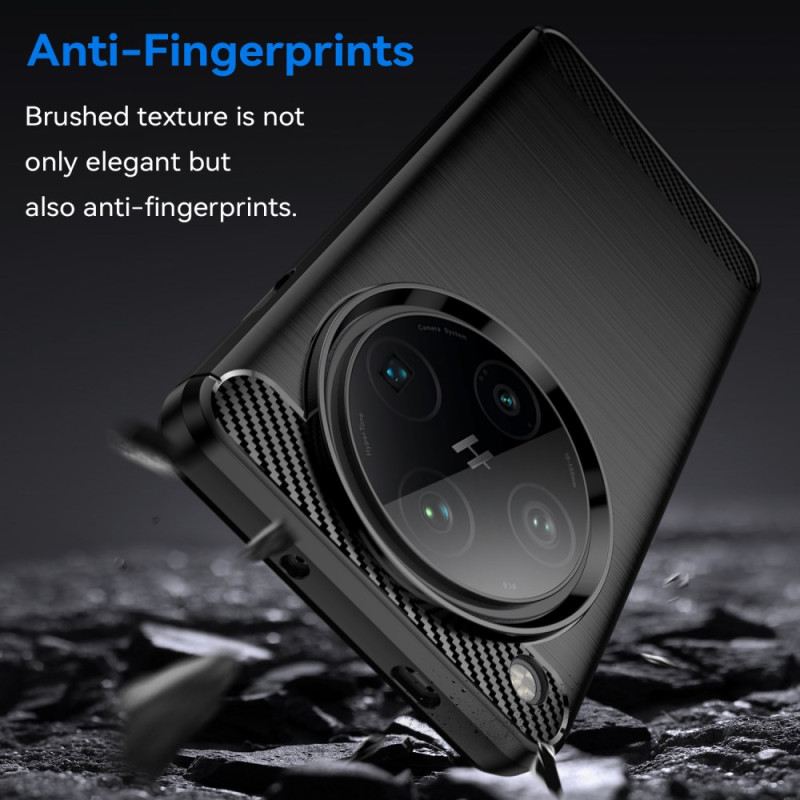 Tok Oppo Find X8 Pro Szálcsiszolt Szénszálas Bevonat