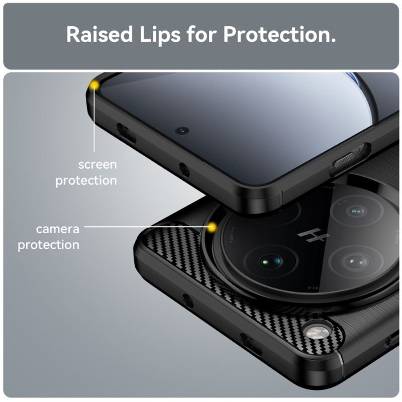 Tok Oppo Find X8 Pro Szálcsiszolt Szénszálas Bevonat