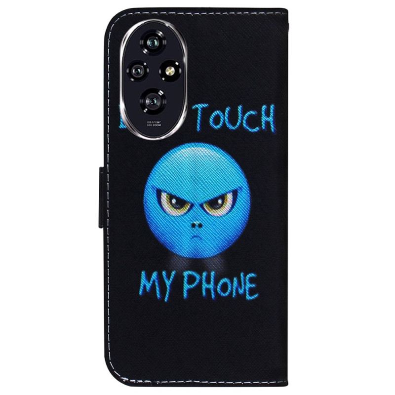 Bőrtok Honor 200 Telefon Emoji