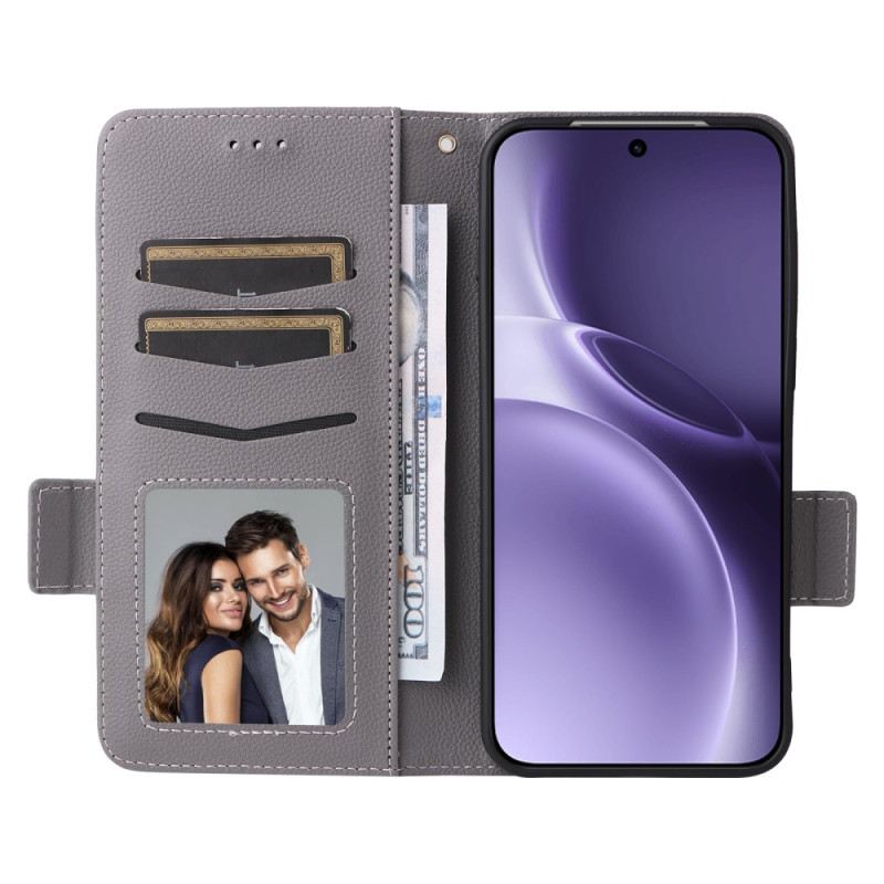 Bőrtok Vivo X300 Pro Műbőr Pánttal