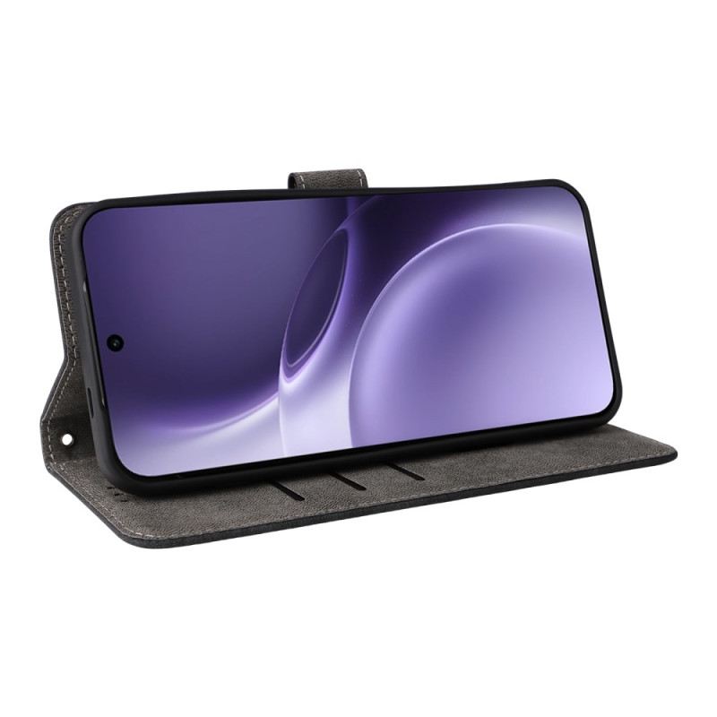 Bőrtok Vivo X300 Pro Rfid-védelemmel Ellátott Bőrhatású