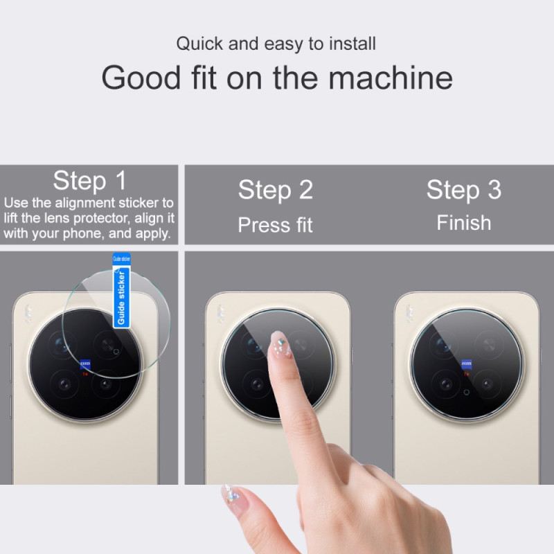 Edzett Üveg Lencsevédő Vivo X300 Pro Készülékhez