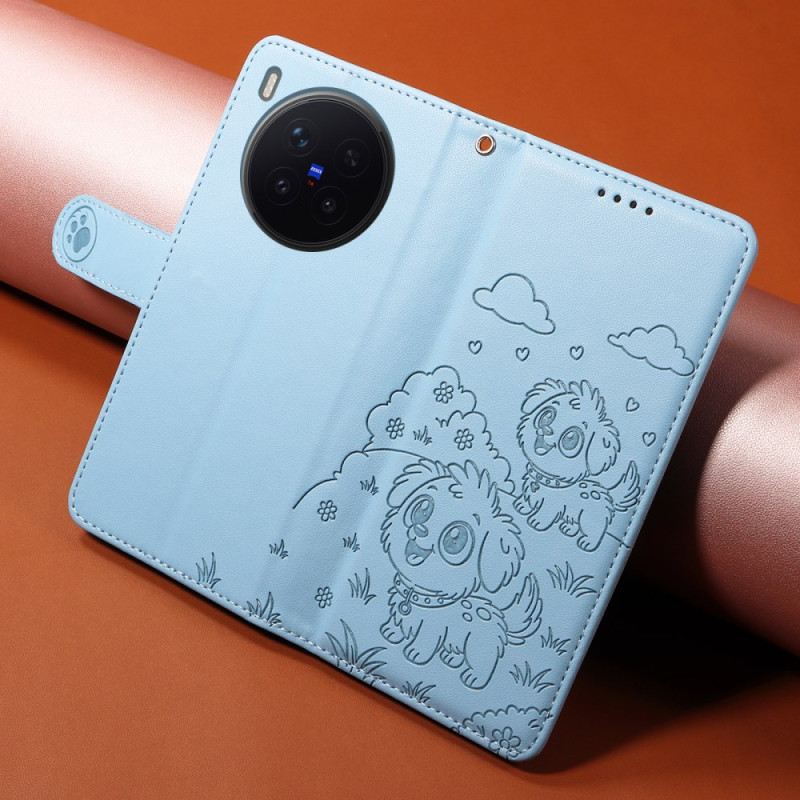 Fliptok Vivo X300 Pro Kutyaminta Pánttal