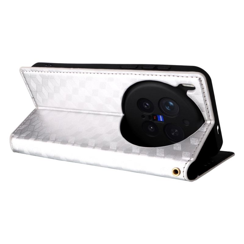 Fliptok Vivo X300 Pro Rombuszminta