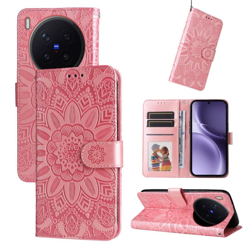 Kinyitható Tokok Vivo X300 Pro Napraforgóminta