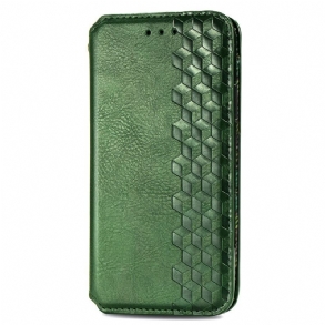 Fliptok Vivo V40 5g Gyémántmintás Velúr Hatású