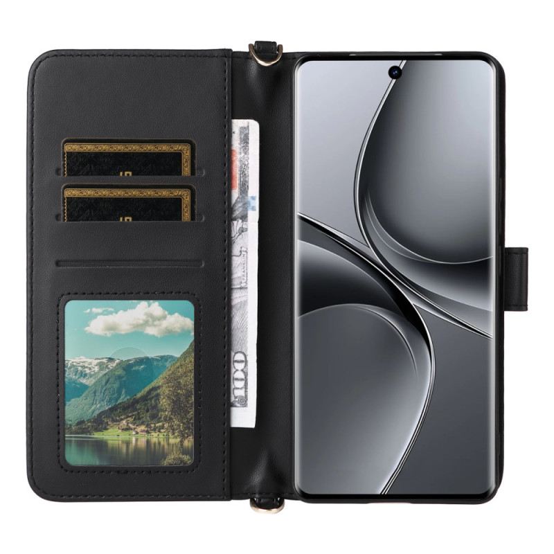 Fliptok Vivo V40 5g Pánttal És Vállpánttal Steppelt