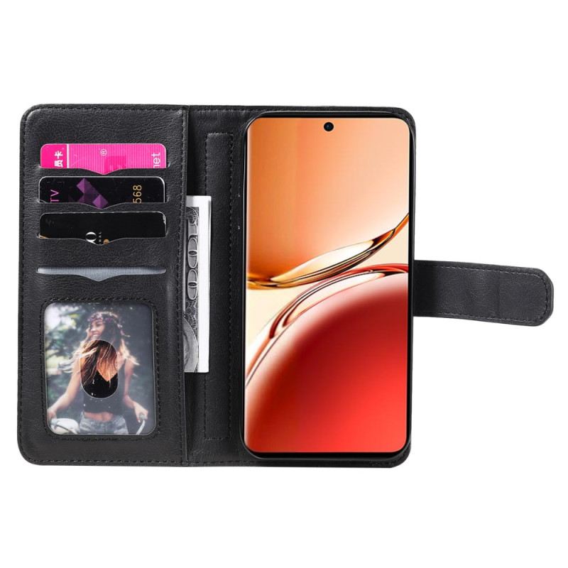 Bőrtok Oppo Reno 12f 5g 10 Kártyabirtokos