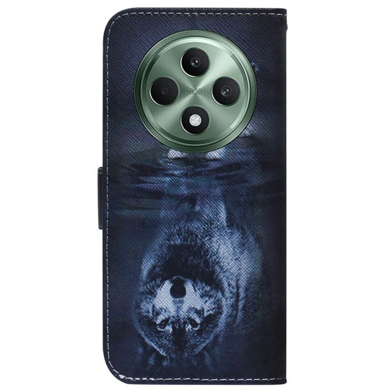 Bőrtok Oppo Reno 12f 5g Kölyökálom