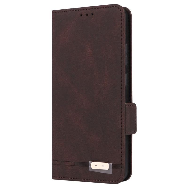 Bőrtok Oppo Reno 12f 5g Retro Dizájn
