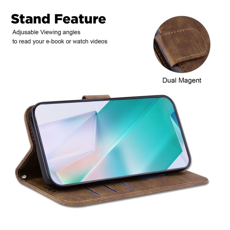 Kinyitható Tokok Oppo Reno 12f 5g Tigris Minta