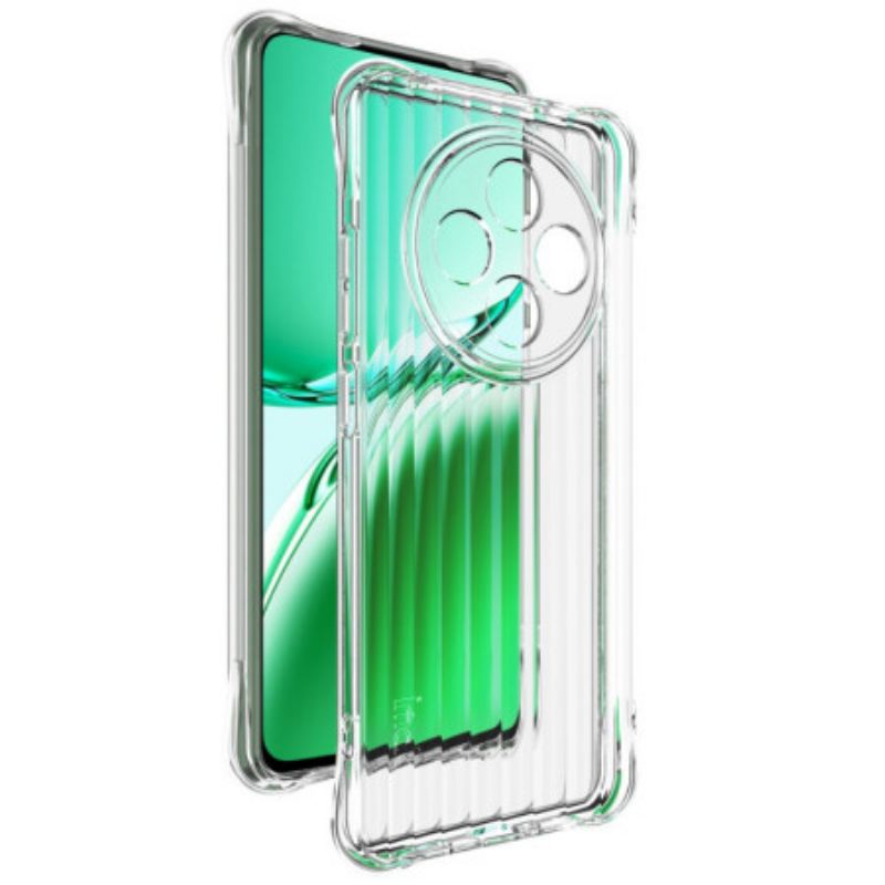 Tok Oppo Reno 12f 5g Átlátszó Hullámos Textúra Imak Légzsákkal