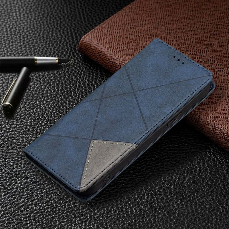 Fliptok iPhone 13 Pro Max Bőrtok Művész Stílus