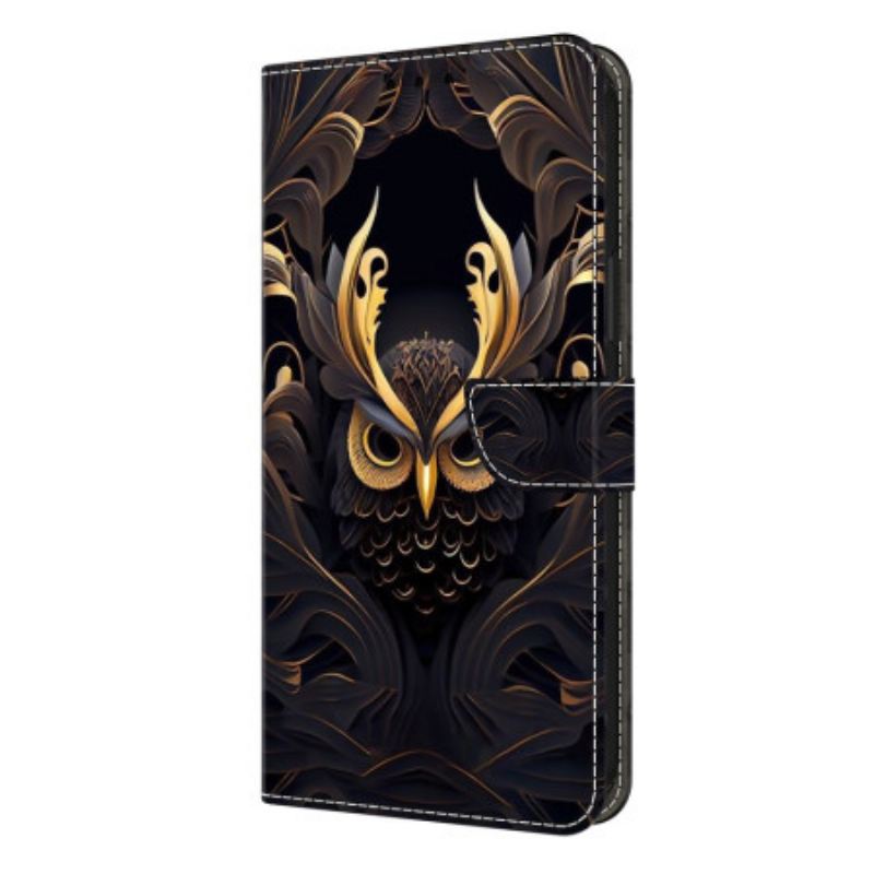Bőrtok Samsung Galaxy S26 Plus Bagoly Motívum