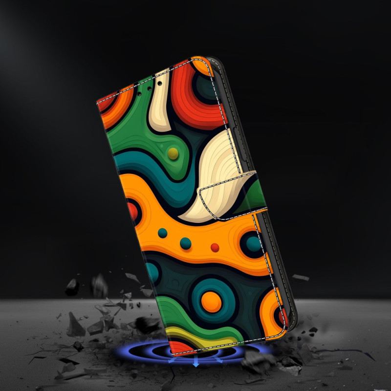 Bőrtok Samsung Galaxy S26 Plus Festett Motívum