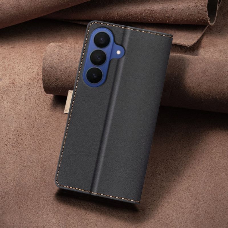 Bőrtok Samsung Galaxy S26 Plus Kétszínű Binfen Szín