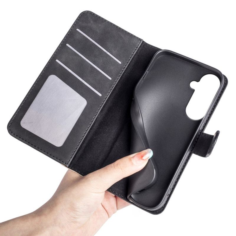 Bőrtok Samsung Galaxy S26 Plus Kétszínű Grafika