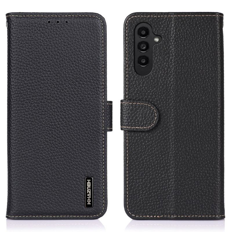 Bőrtok Samsung Galaxy S26 Plus Khazneh Valódi Bőr