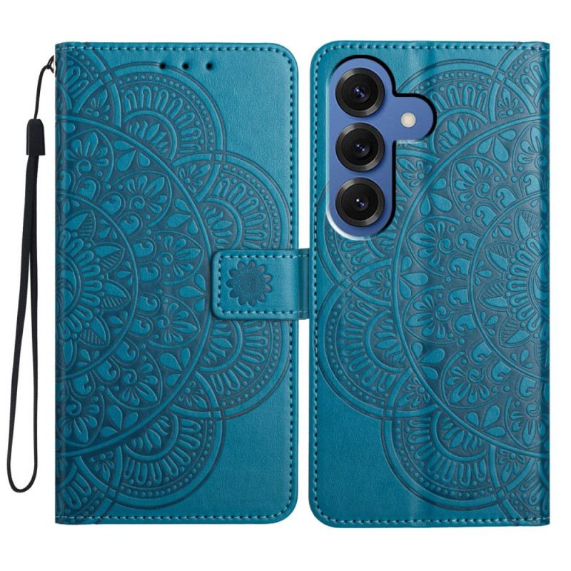 Bőrtok Samsung Galaxy S26 Plus Mandala Gravírozás