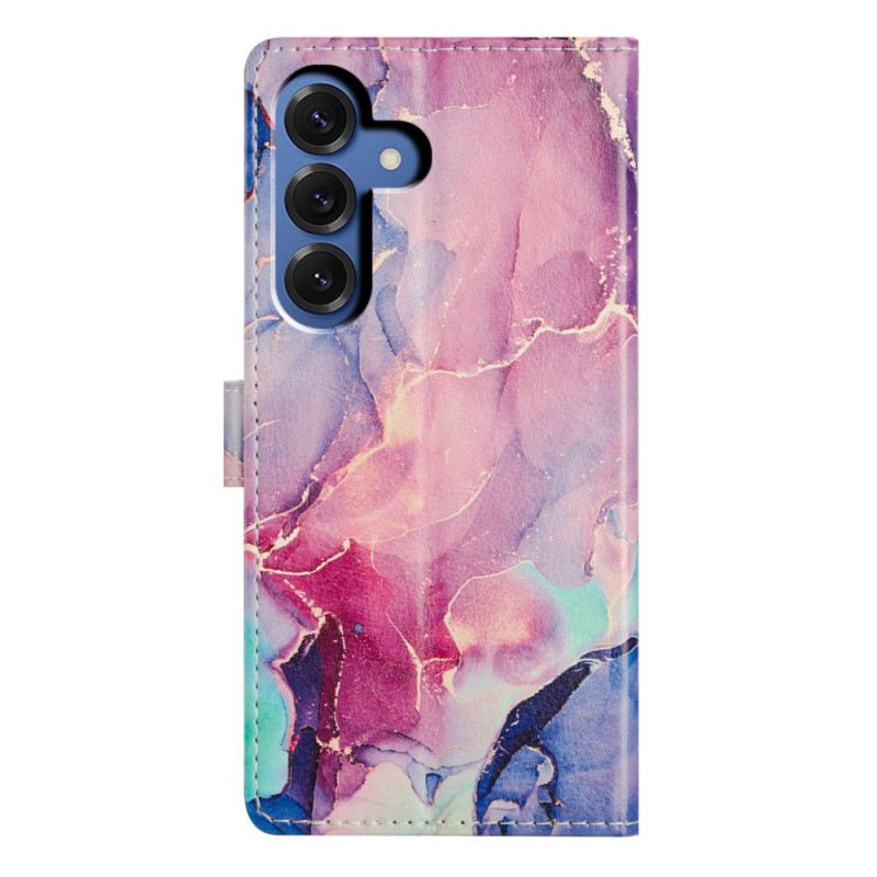 Bőrtok Samsung Galaxy S26 Plus Színes Márvány