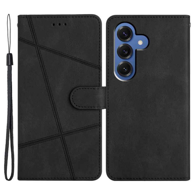 Bőrtok Samsung Galaxy S26 Plus Vonalak