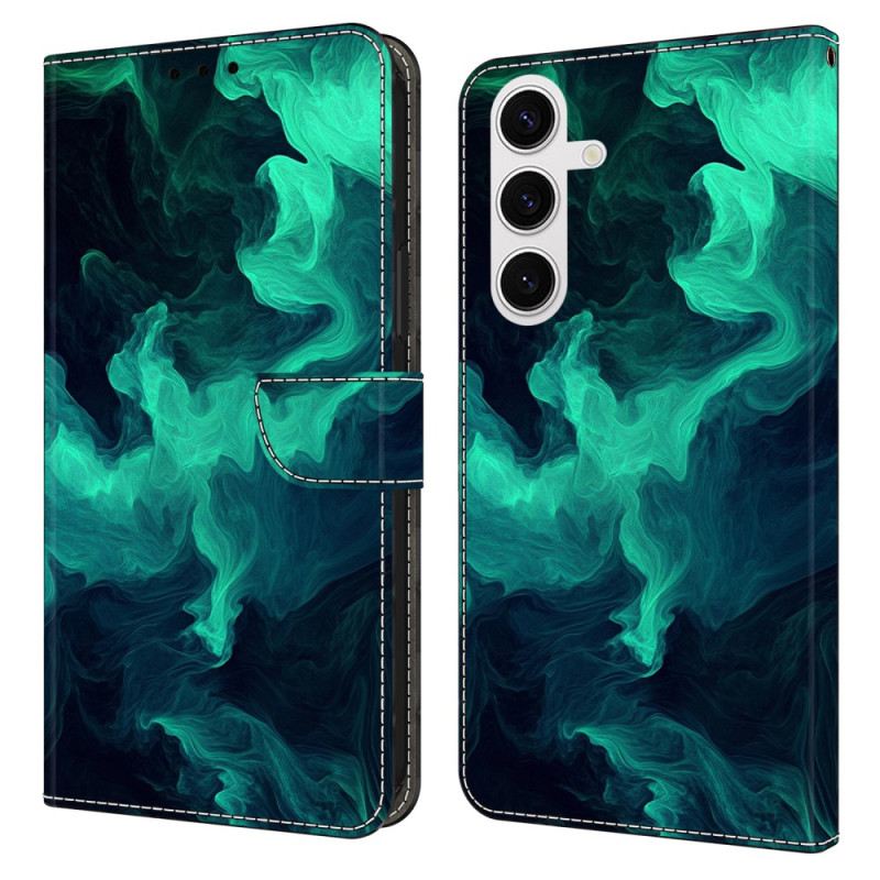 Bőrtok Samsung Galaxy S26 Plus Zöld Füst