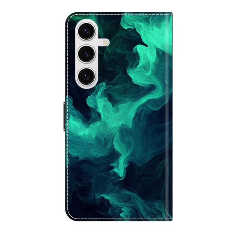 Bőrtok Samsung Galaxy S26 Plus Zöld Füst