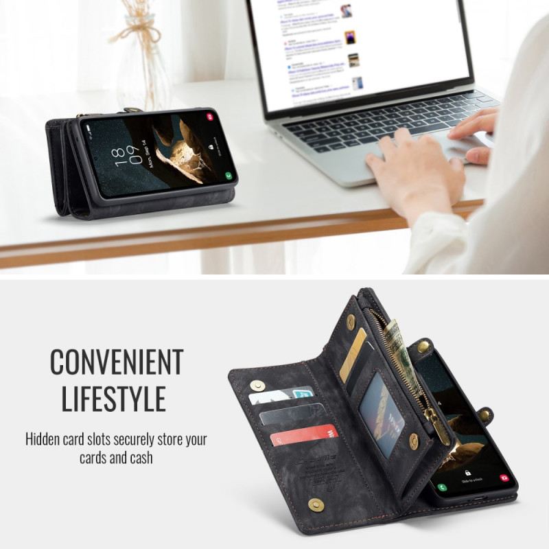 Fliptok Samsung Galaxy S26 Plus Caseme Bőrhatású