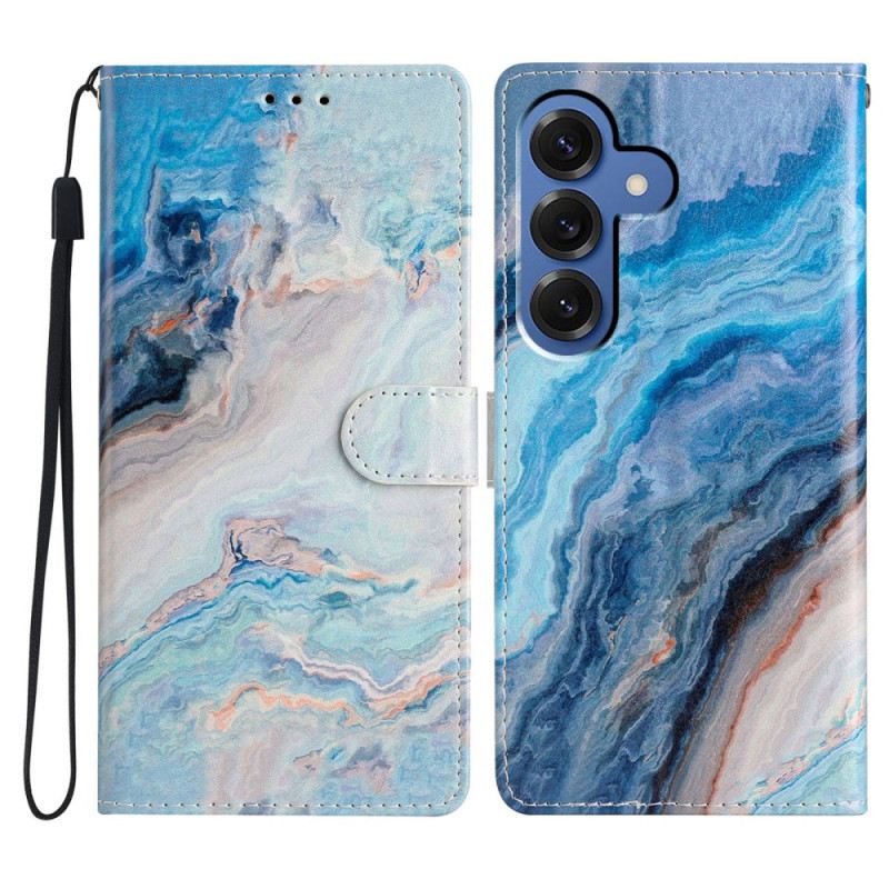 Fliptok Samsung Galaxy S26 Plus Kék Márvány