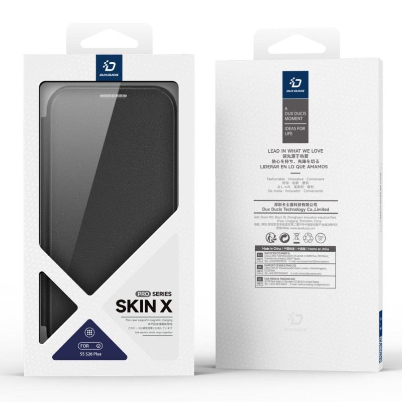 Fliptok Samsung Galaxy S26 Plus Mágneses Skin X Pro Dux Ducis