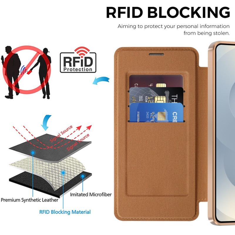 Fliptok Samsung Galaxy S26 Plus Párnázott Rfid Kártyatartó