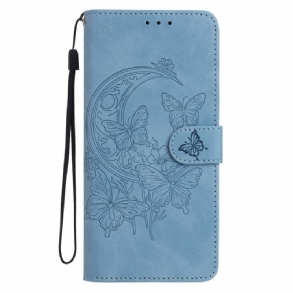 Fliptok Samsung Galaxy S26 Plus Pillangó És Virágminta