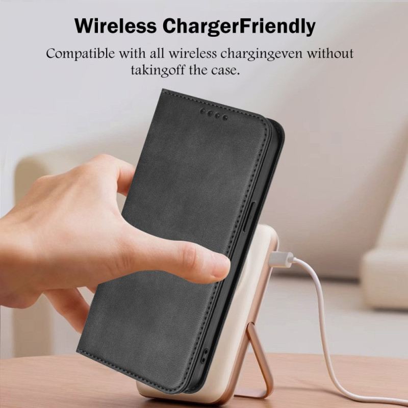 Fliptok Samsung Galaxy S26 Plus Texturált Rfid Védelem Retró