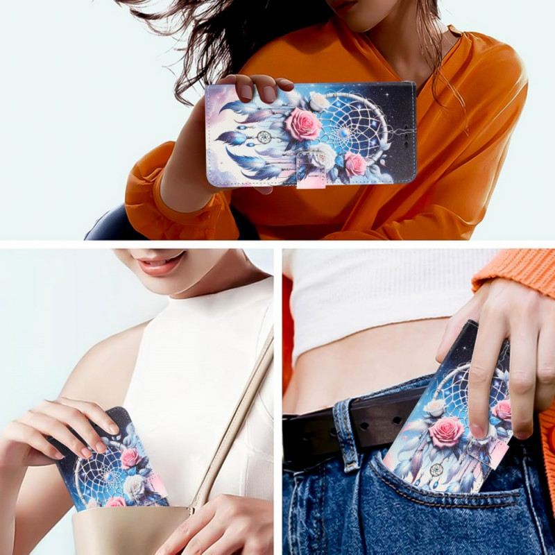 Fliptok Samsung Galaxy S26 Plus Virágos Álomfogó