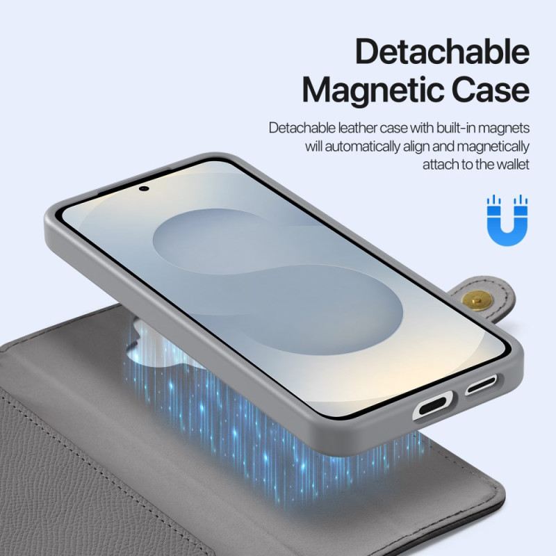 Kinyitható Bőrtok Samsung Galaxy S26 Plus Levehető Fedél Lawa Sorozat Dux Ducis