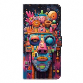 Kinyitható Tokok Samsung Galaxy S26 Plus Graffiti Portré